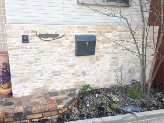 門柱施工例 – B様邸