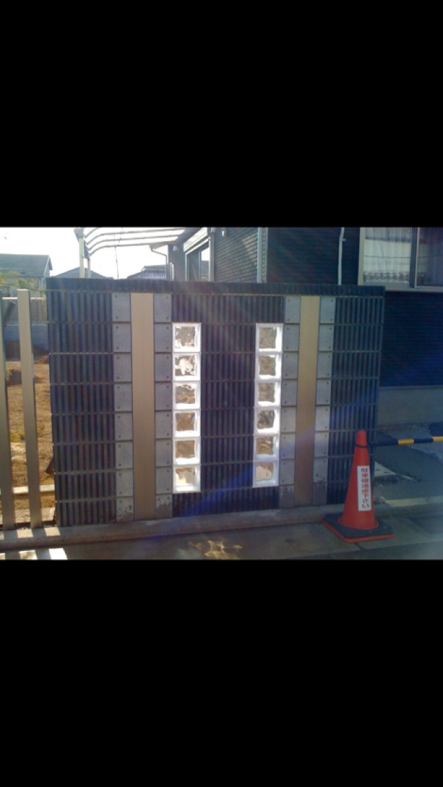 ブロック フェンス施工例 – E様邸