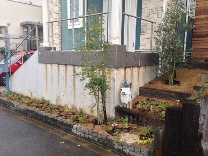 花壇施工例 – C様邸