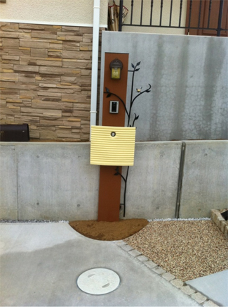 門柱施工例 – L様邸