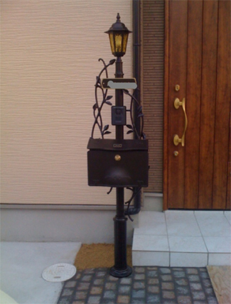 門柱施工例 – M様邸