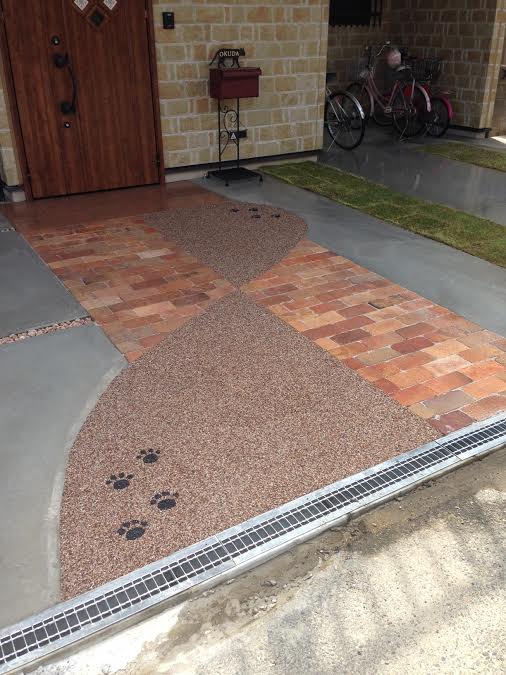 アプローチ施工例 – I様邸