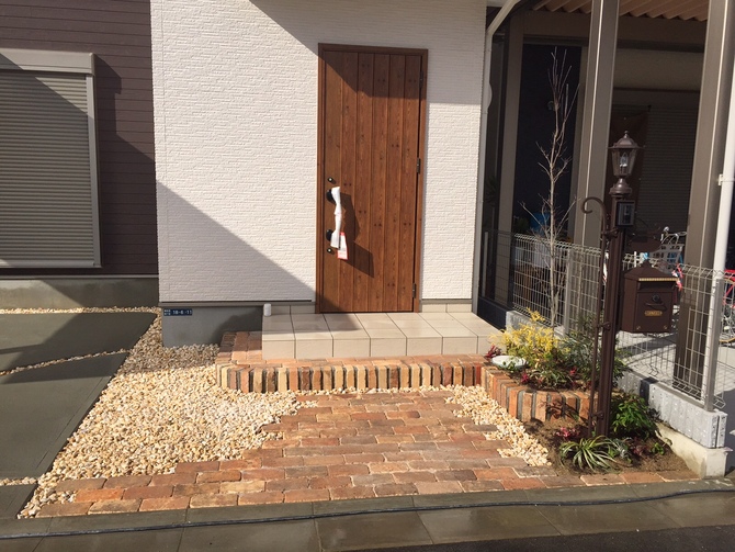 アプローチ施工例 – K様邸