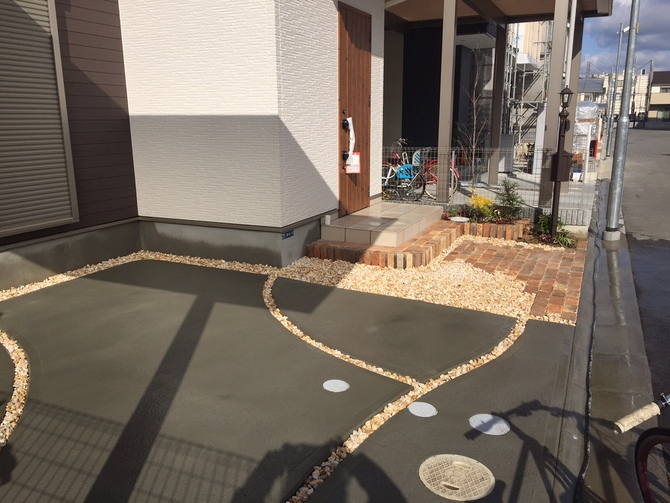 アプローチ施工例 – K様邸