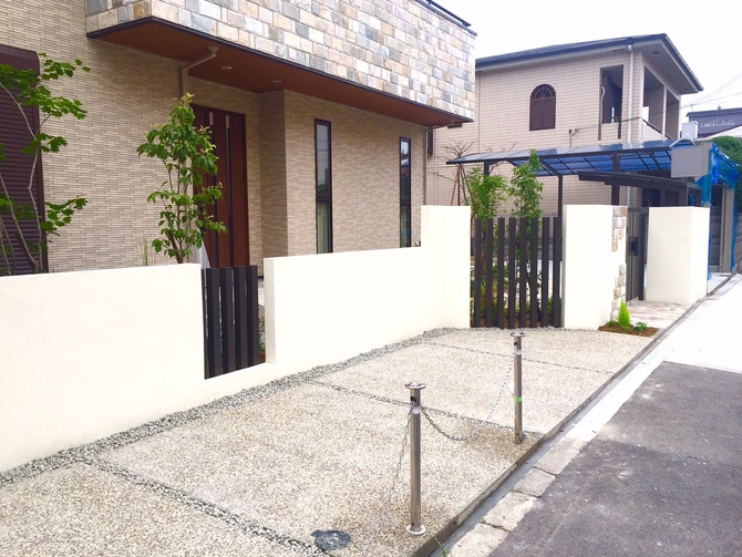 アプローチ施工例 – L様邸