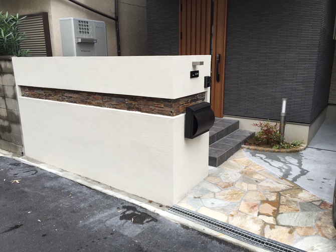 門柱施工事例 – SI様邸