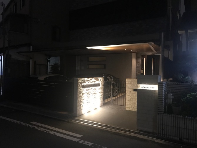 門柱施工例 – U様邸