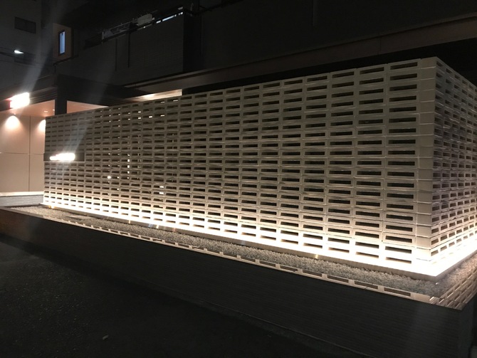 門柱施工例 – V様邸