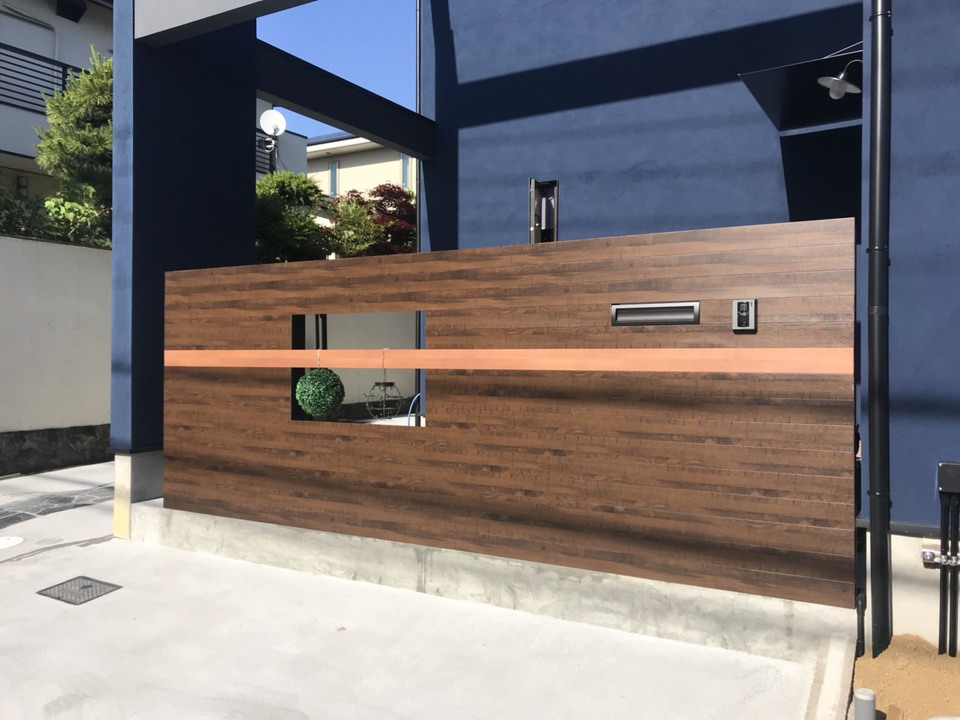 門柱施工例 – X様邸