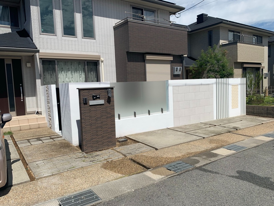 門柱施工例 – Z様邸