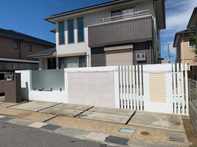 門柱施工例 – Z様邸