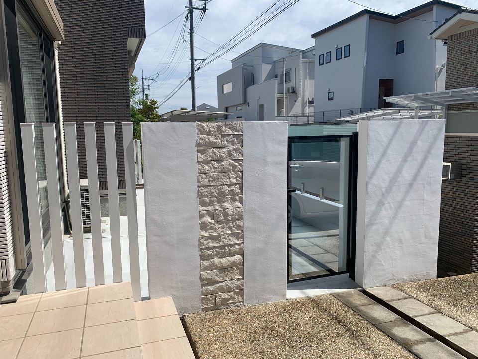 門柱施工例 – Z様邸