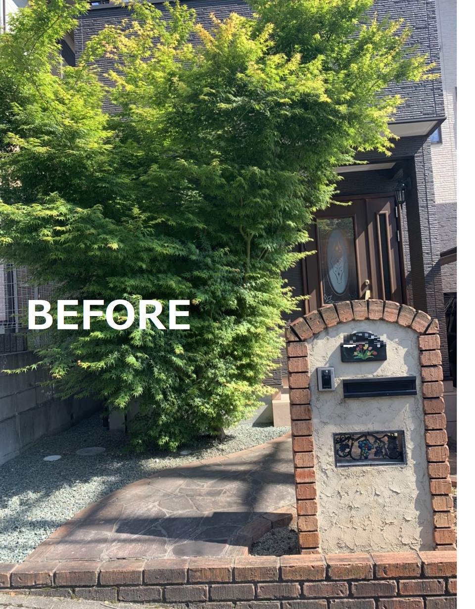 アプローチ施工例 – O様邸