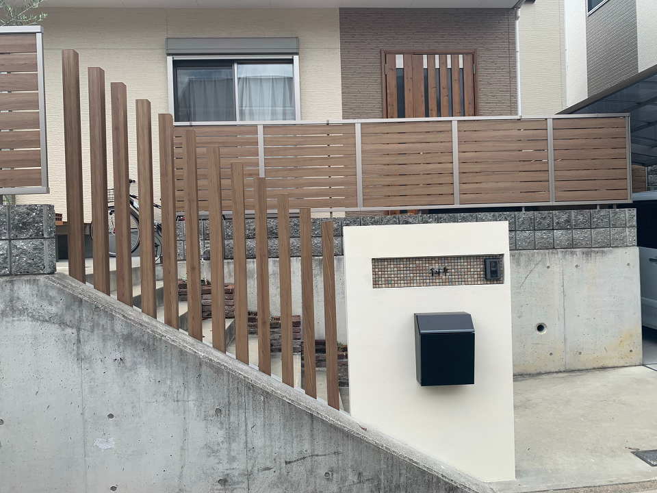 門柱施工例 – AA様邸