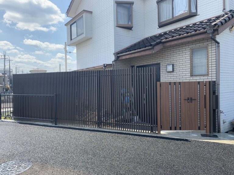 門柱施工例 – AB様邸