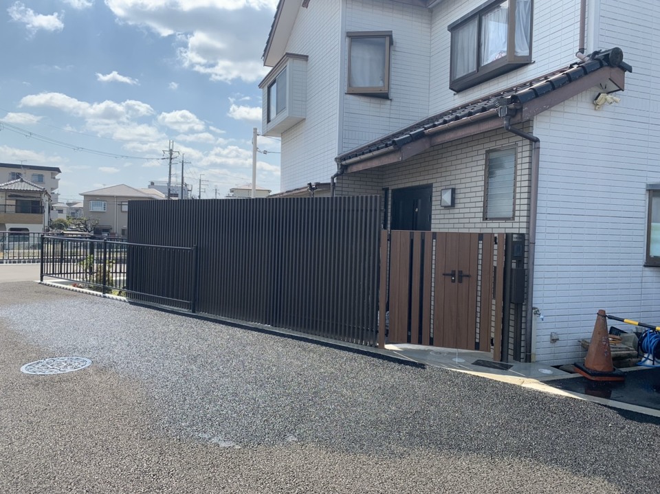 門柱施工例 – AB様邸