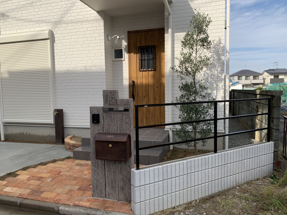 門柱施工例 – AC様邸