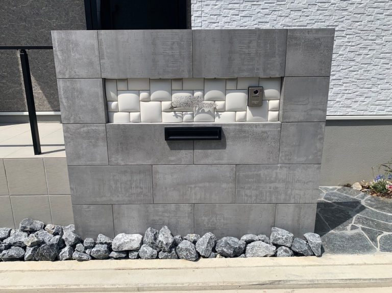 門柱施工例 – G2様邸