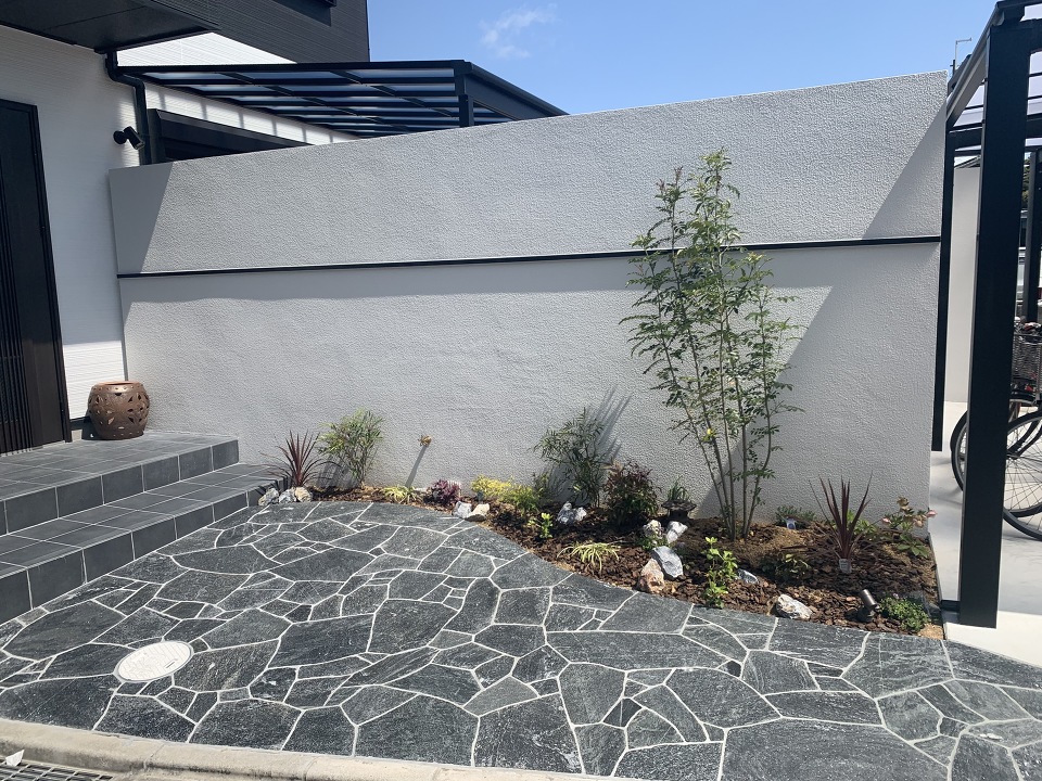 アプローチ施工例 – S様邸