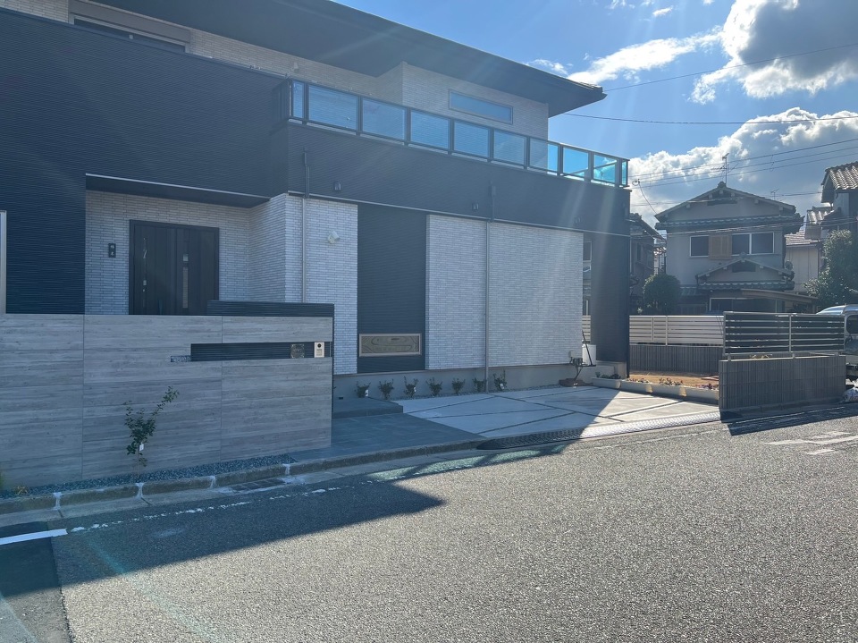 門柱施工例 – I2様邸