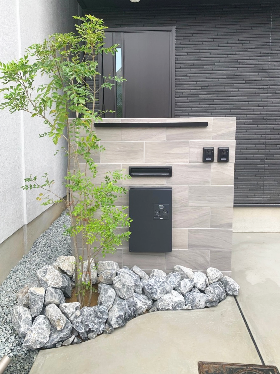 門柱施工例 – F2様邸