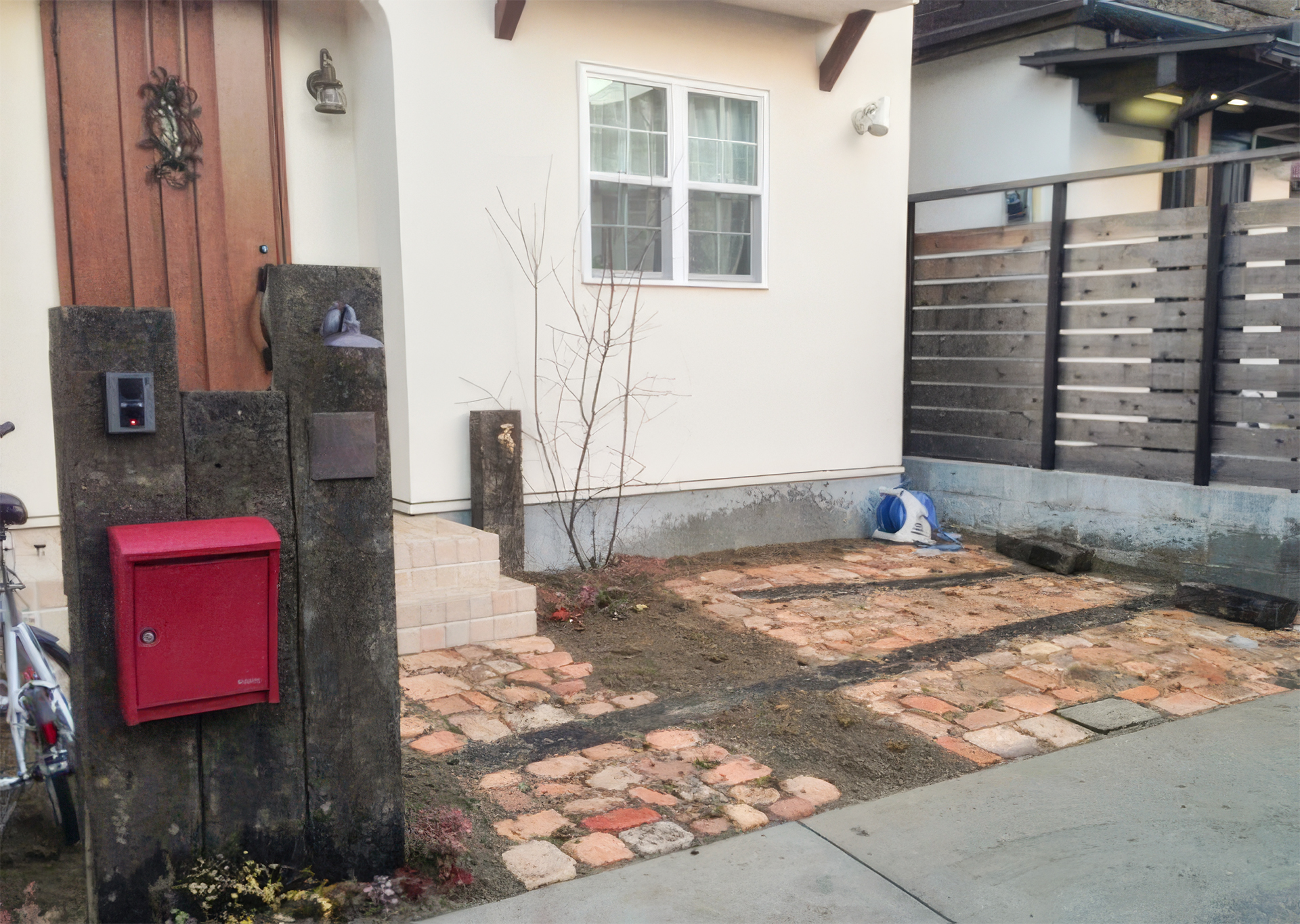 アプローチ施工例 – E様邸